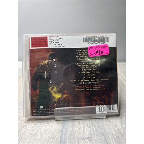 Meat Loaf – Braver Than We Are (CD, 2016, 429 Records) Jim Steinman Songs - Picture 2 of 5